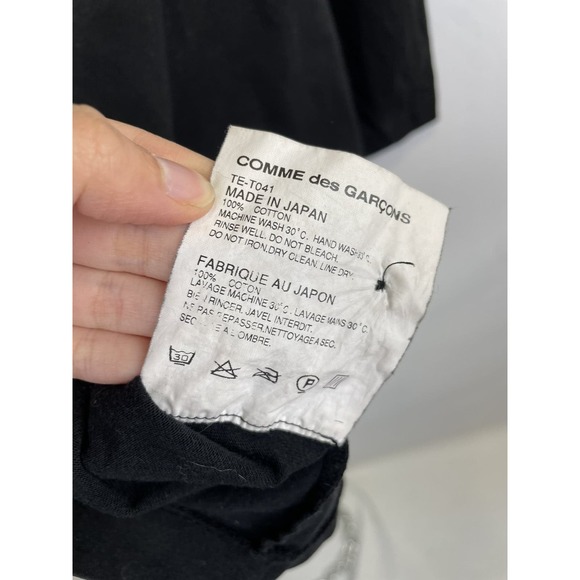 Comme Des Garçon Black Ruffle LS Cardigan Size Small - Picture 10 of 11